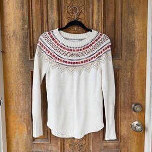 LOFT Winter Sparkly Sweater Size XS